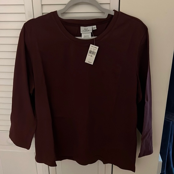 Hot Cotton Tops Hot Cotton Long Sleeve Shirt Poshmark
